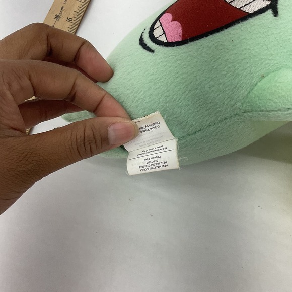 Nickelodeon Spongebob Patrick Plankton Green Stuffed Animal Plush Lot - Picture 8 of 10